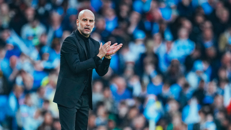 THE BOSS: On the touchline.