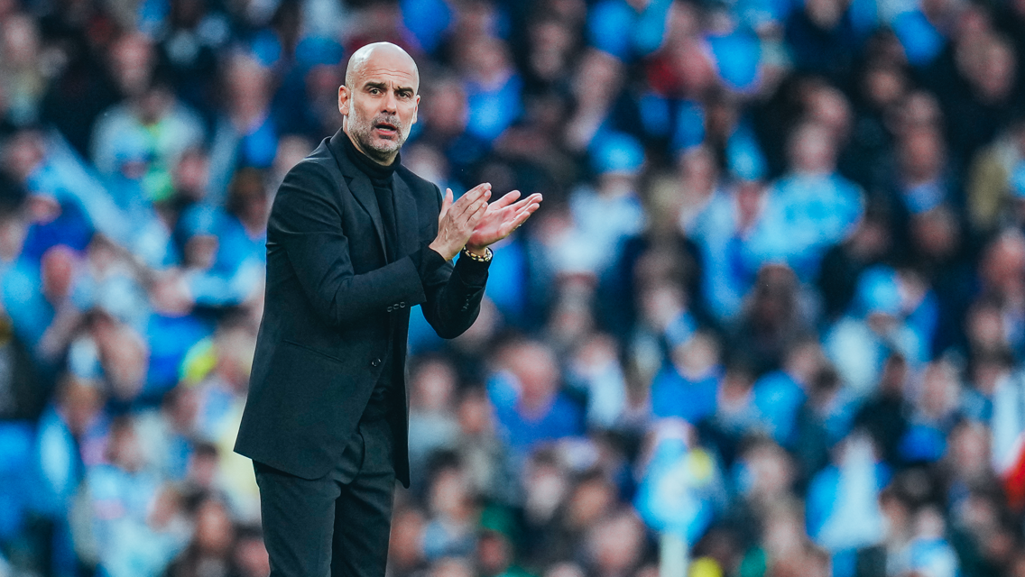 THE BOSS: On the touchline.