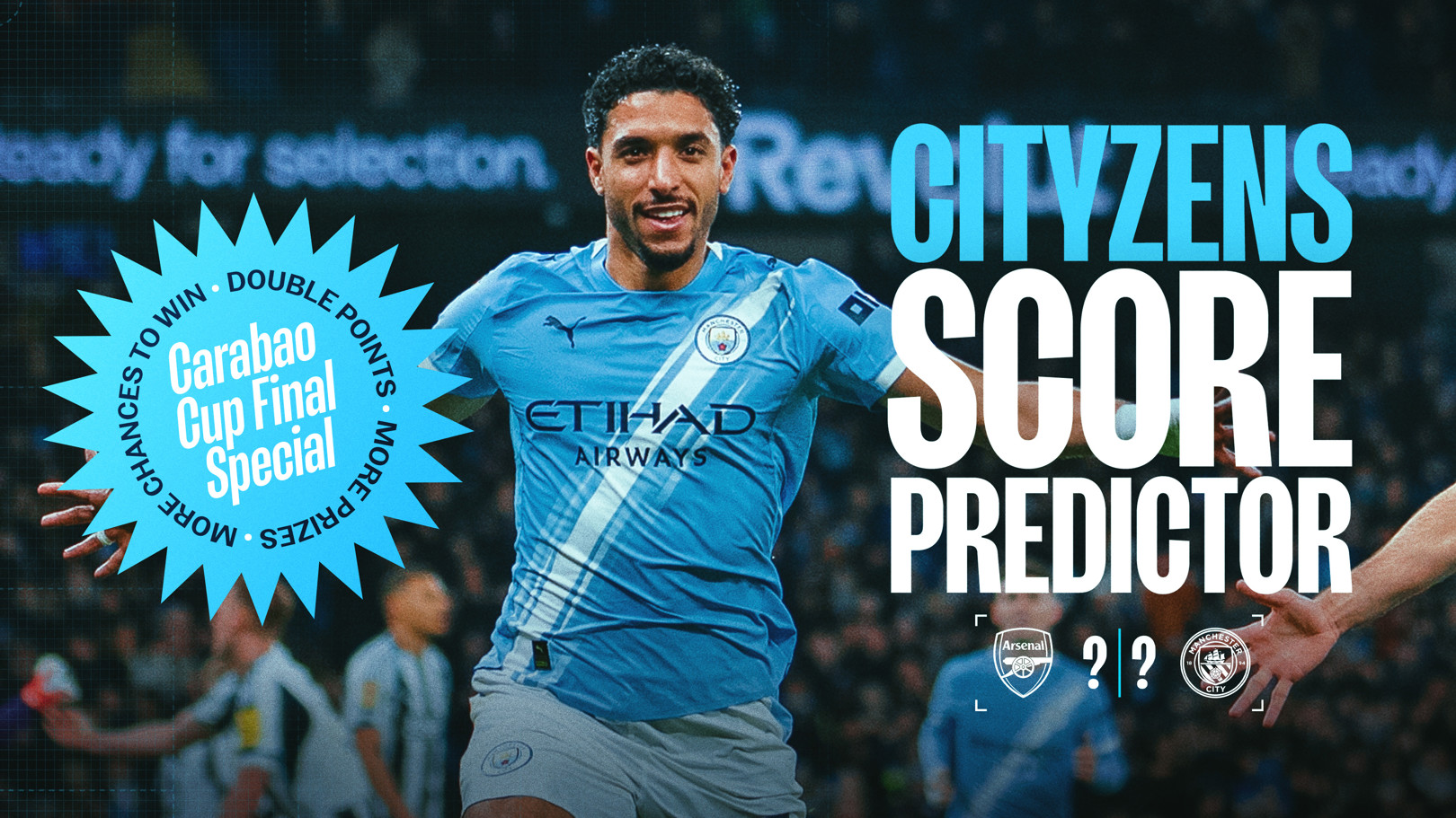 Predict the score for the Carabao Cup Final with Cityzens!