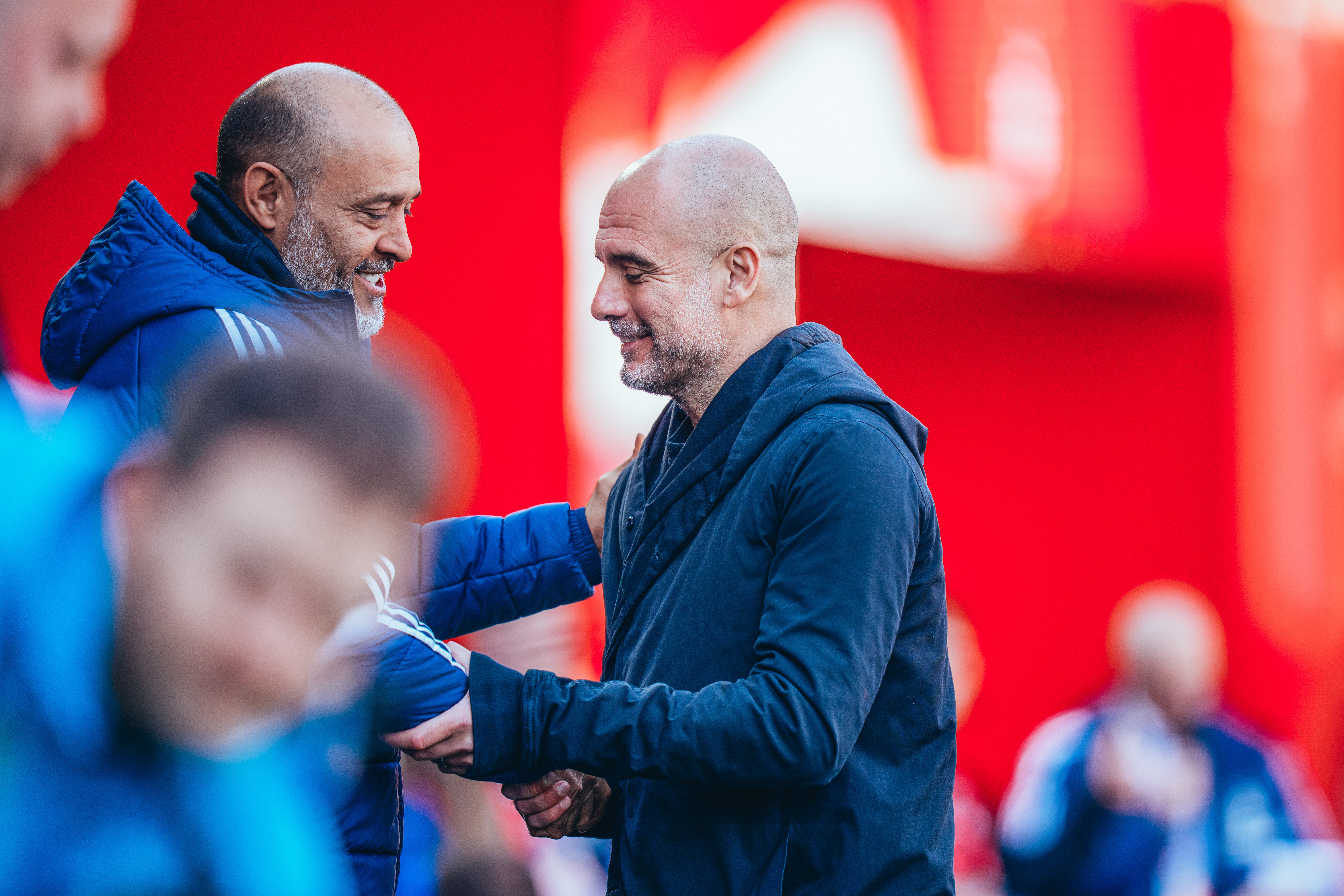 Pep e Nuno Espírito Santo. 