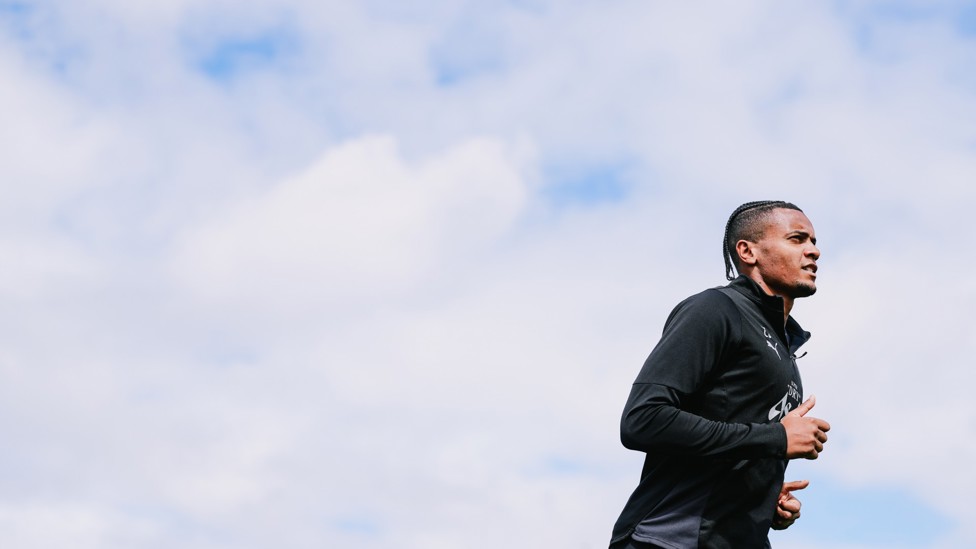 SHARPENING UP : Manuel Akanji is put through his paces