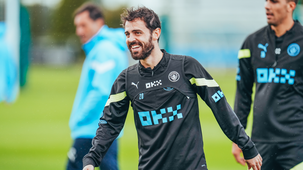 Bernardo! He loves the Manchester derby...