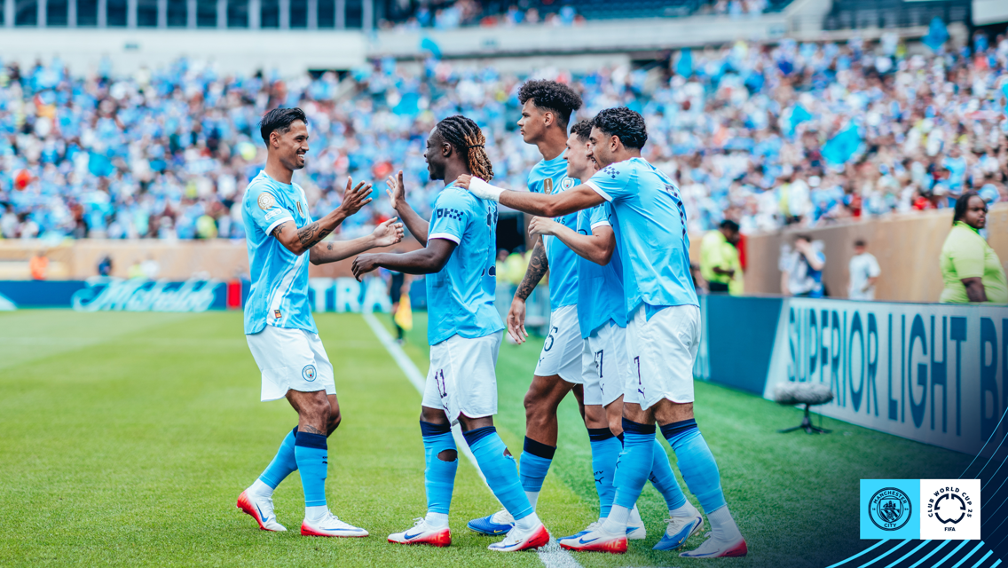 CELEBRATE: Foden enjoyed that one!