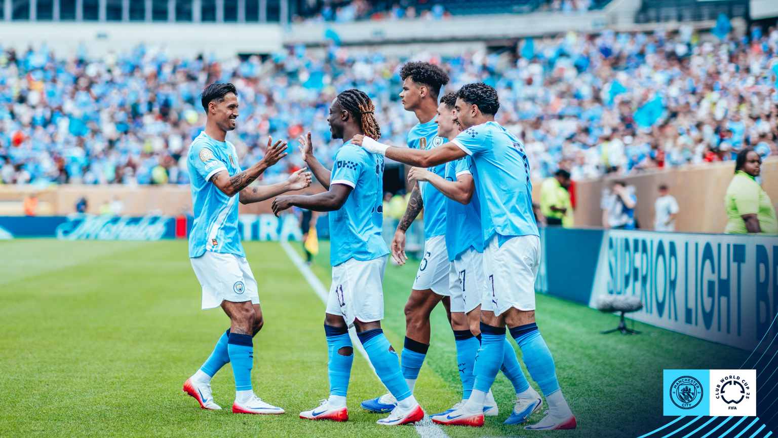 CELEBRATE: Foden enjoyed that one!