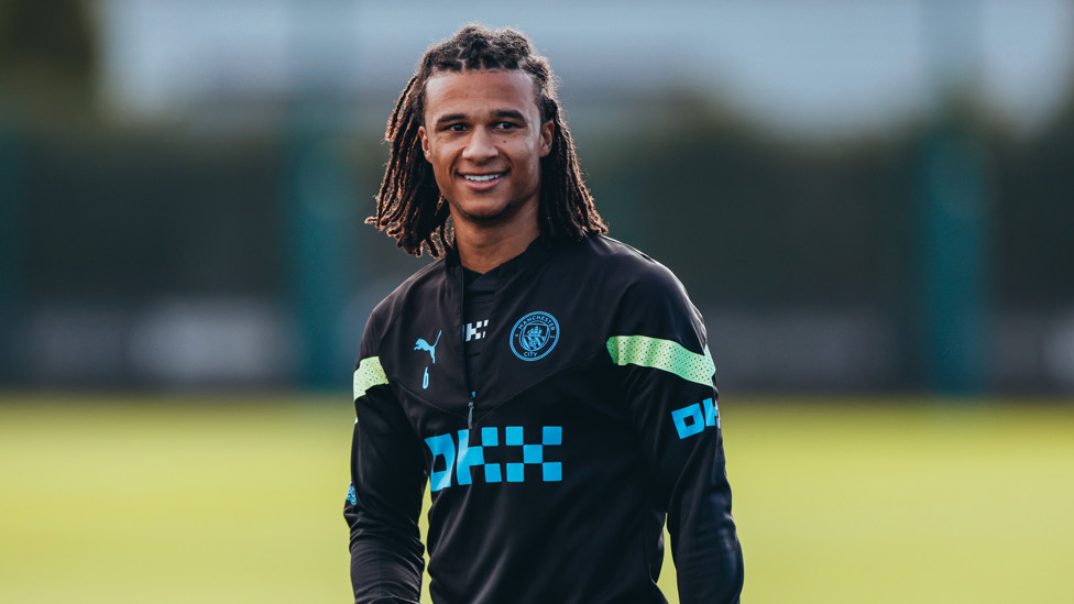 STRIKE A POSE : Nathan Ake building up for the Cottagers 