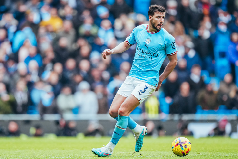 A ROCHA PORTUGUESA : Rúben em ação contra o Newcastle.