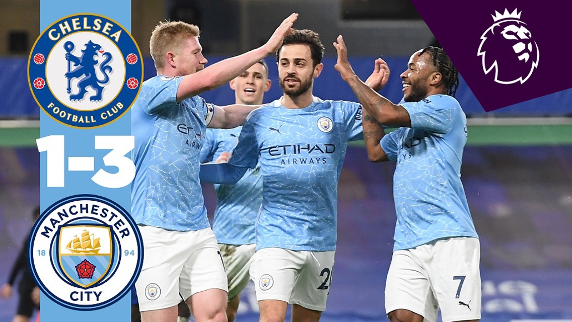 Chelsea 1-3 City: Cuplikan Singkat