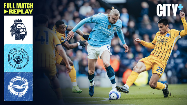 Full-match replay: City v Brighton