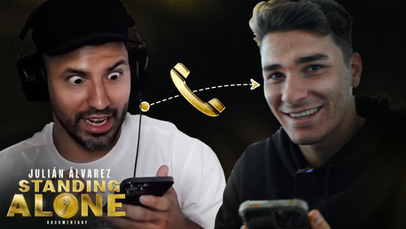 Watch: Aguero calls Alvarez! 