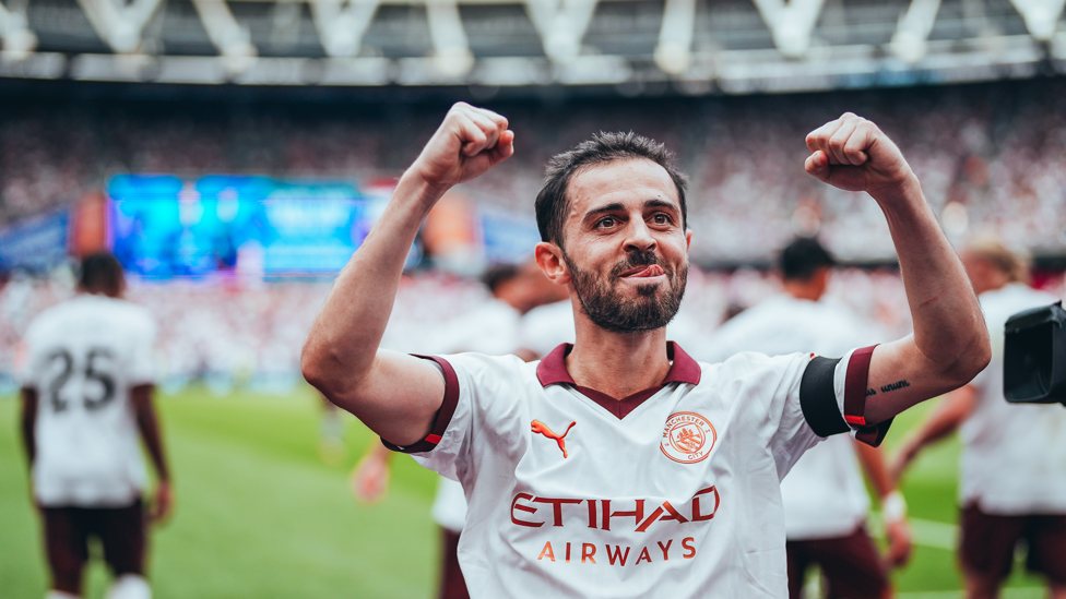 FIST PUMP : Bernardo celebrates!
