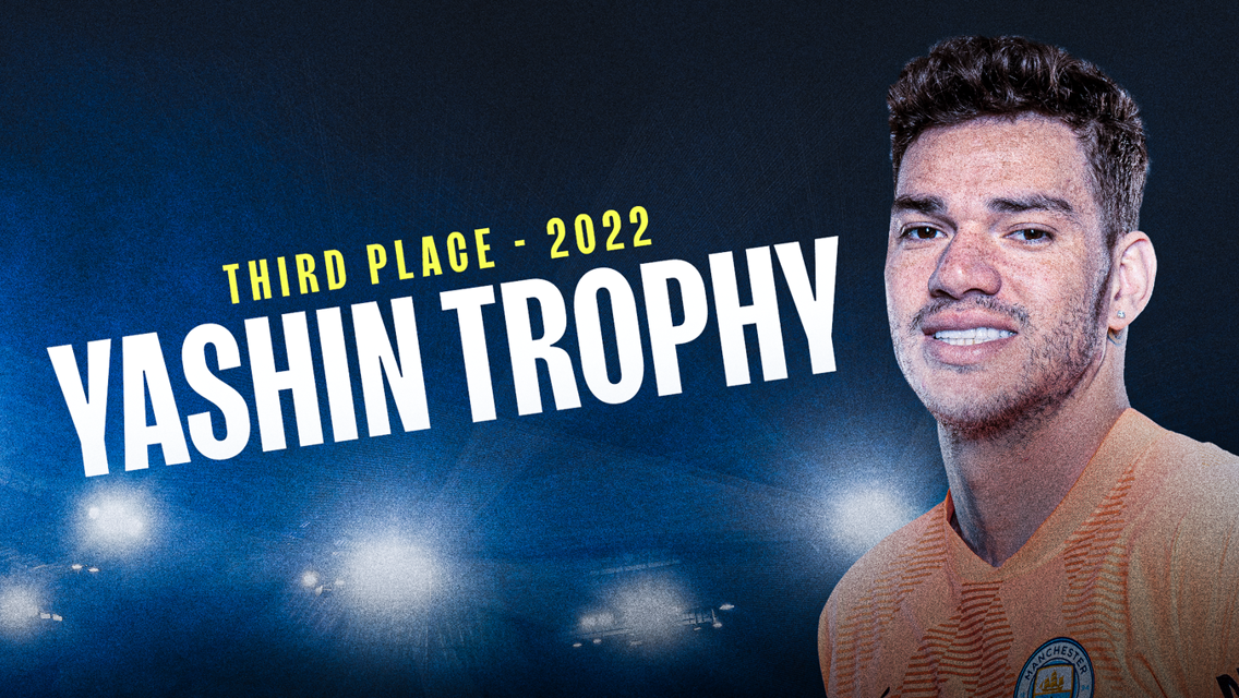 Ederson voted third in 2022 Yashin Trophy   