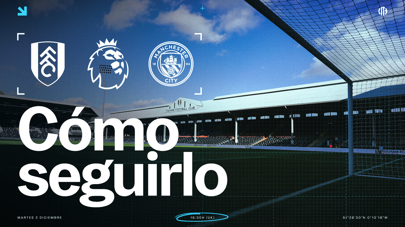 Fulham v City: horarios y TV