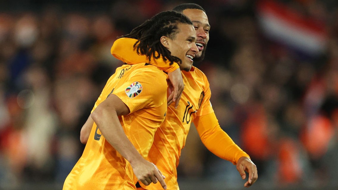 Ake claims a brace as the Netherlands overpower Gibraltar