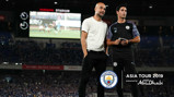 IN THOUGHT: Pep Guardiola and Mikel Arteta in Japan.