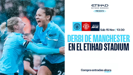 Hora y fecha confirmada para el Derbi de Manchester en la WSL