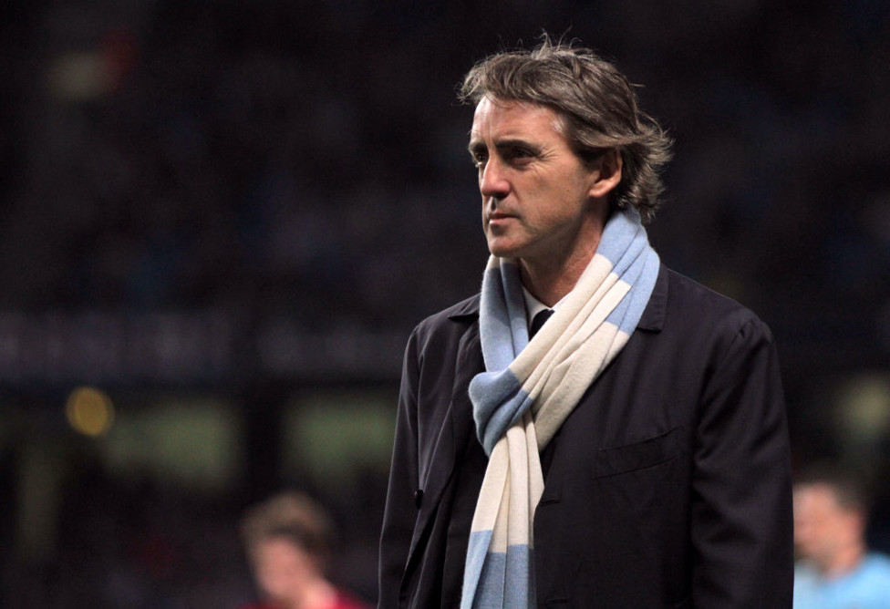 El seleccionador italiano, Roberto Mancini, técnico del City entre 2009 y 2013.