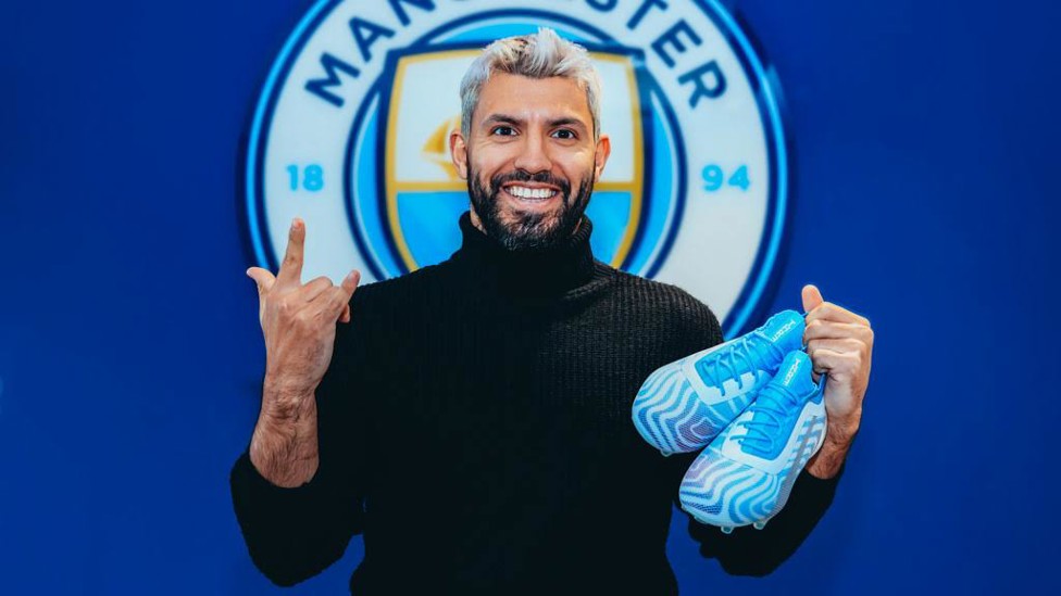 TOOLS OF THE TRADE : Posing with his shooting boots.