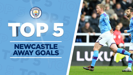 Newcastle v City: Top five goals