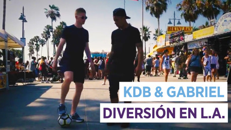 KDB & Gabriel Jesus: diversión en LA