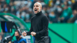 PASSIONATE PEP: Guardiola clearly enjoyed City's blistering start!