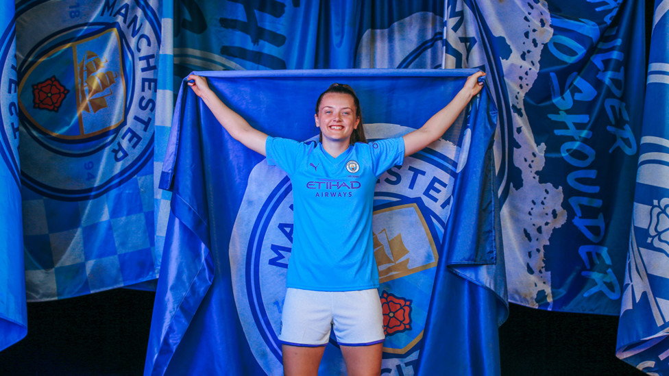 TRUE COLOURS : Tyler Toland is flying the flag for City