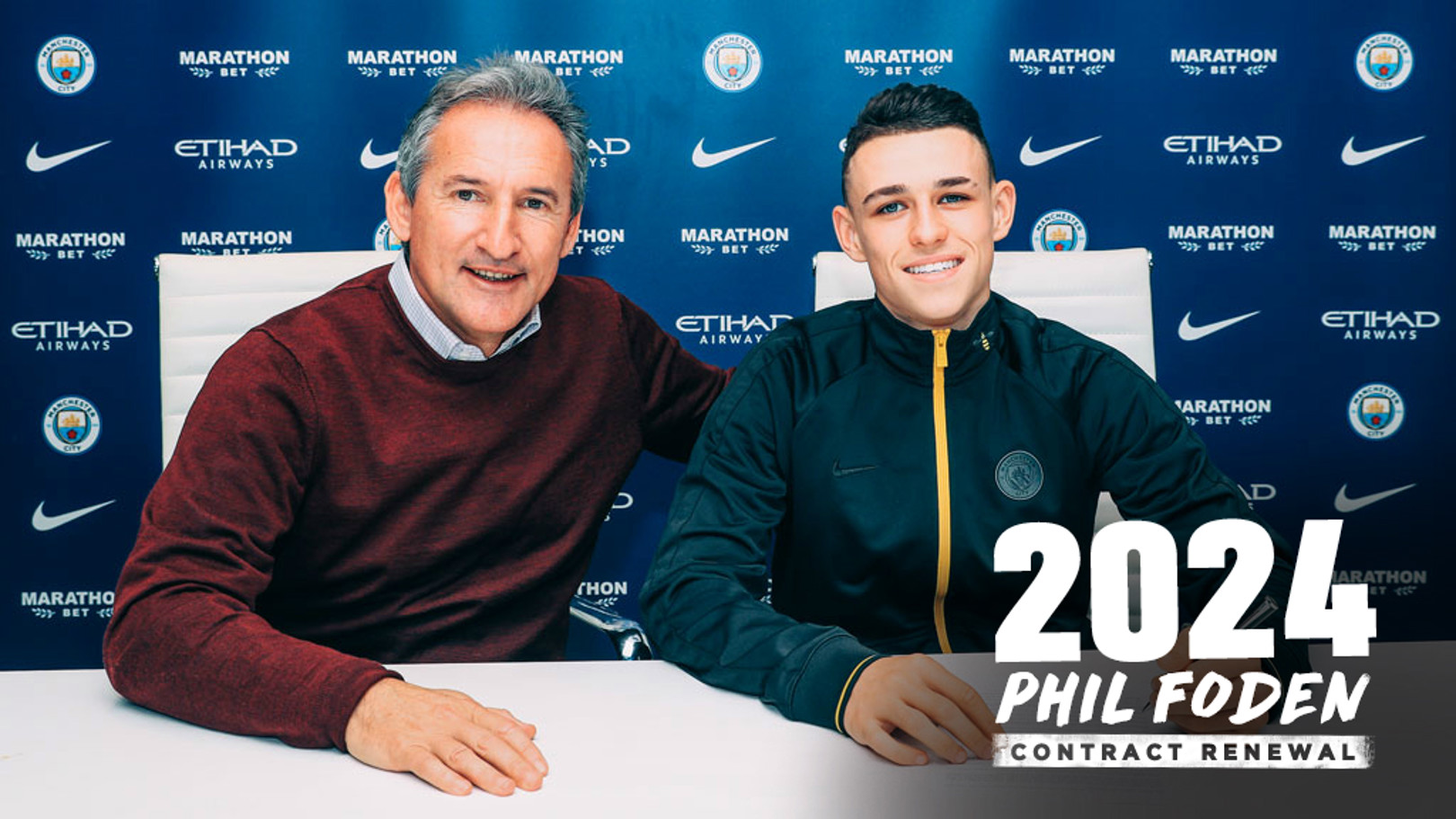 Phil Foden signs contract extension to 2024
