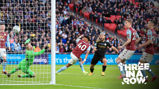 STRIKE: Aguero's first-time effort puts us in front at Wembley 
