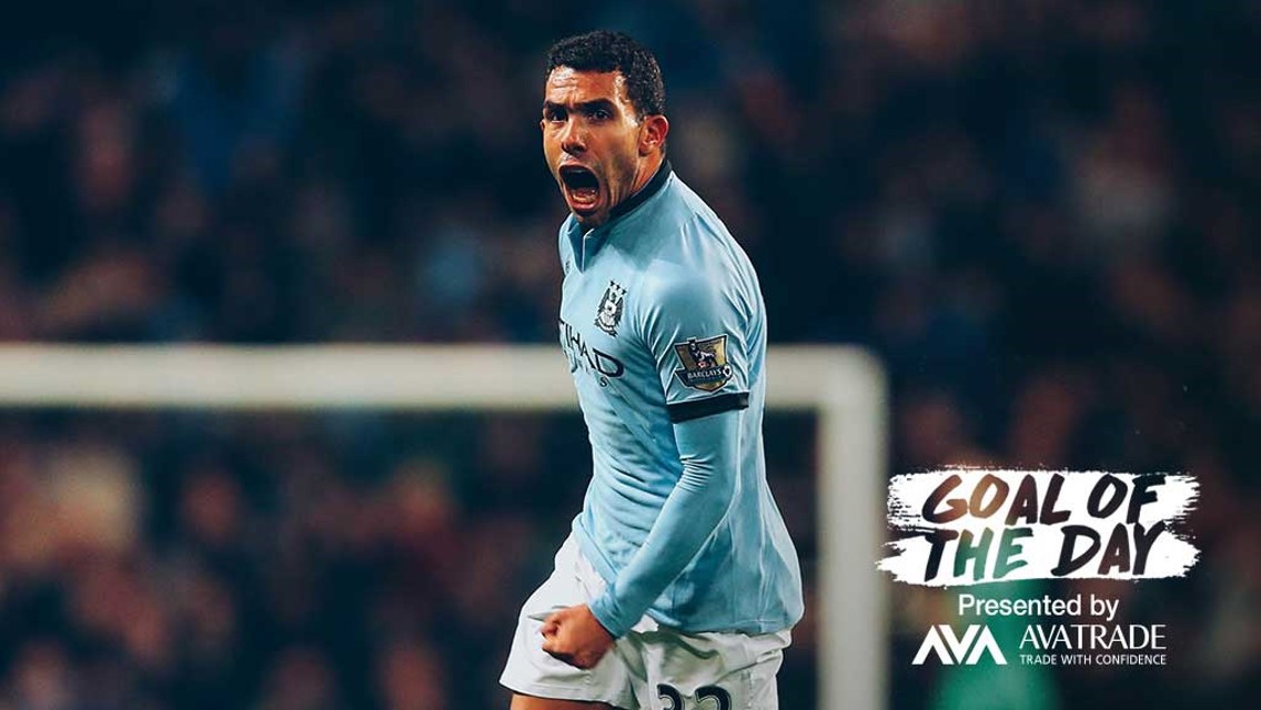 Goal of the day: Carlos Tevez v Swansea 2012/13