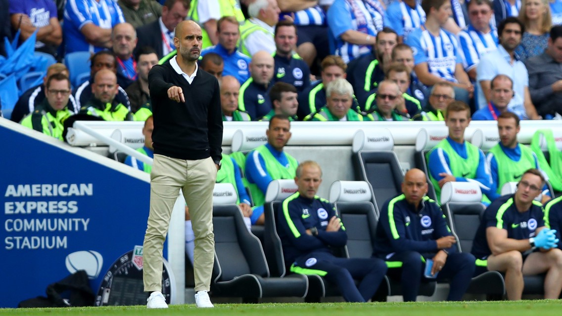 Pep’s refresh: A day of debuts at Brighton in 2017