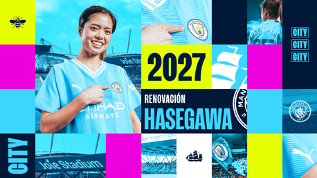 Yui Hasegawa amplía su contrato con el City