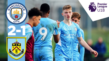 Highlights: City U18s 2-1 Burnley U18s