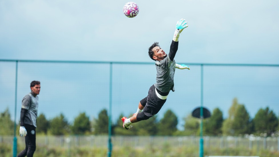 Air time : James Trafford was among our new arrivals