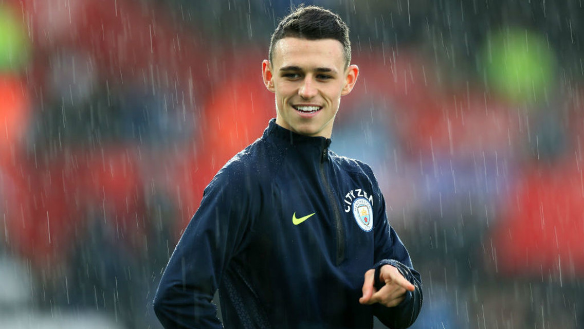 BOY WONDER: Phil Foden is Manchester City's youngest-ever Champions League goalscorer 