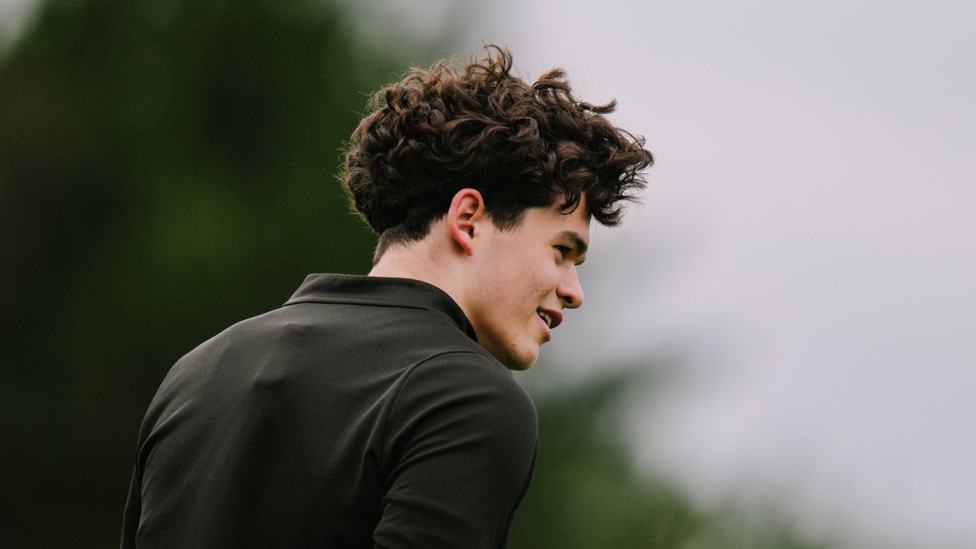 CLOSE-UP : Teddie Lamb in action. 