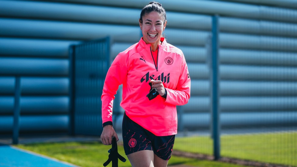 LOVELY LEILA : Ouahabi excited to train ahead of our clash with Arsenal.