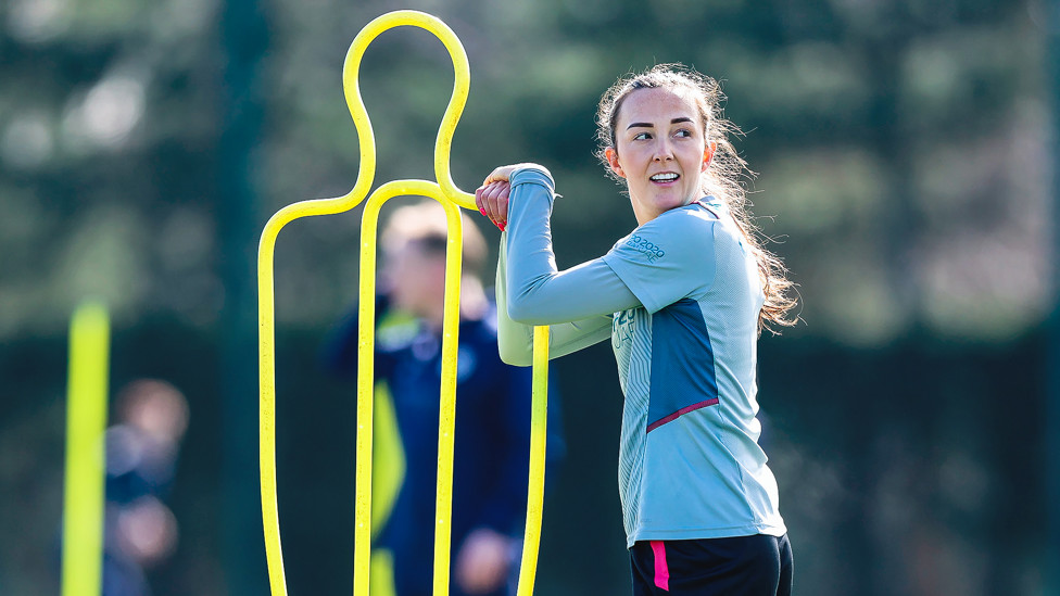 WEIR UP FOR THE CUP : Caroline Weir is in 'blue-hot' form with five goals in her last five games