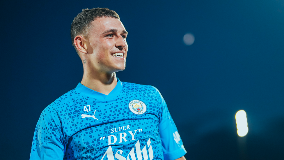 GOOD TO BE BACK : Phil Foden returns to training