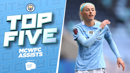 City's top five FA WSL assists