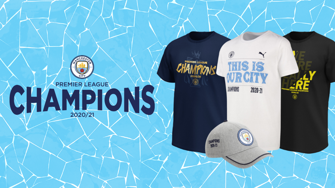 Shop now: City’s Premier League Champions range