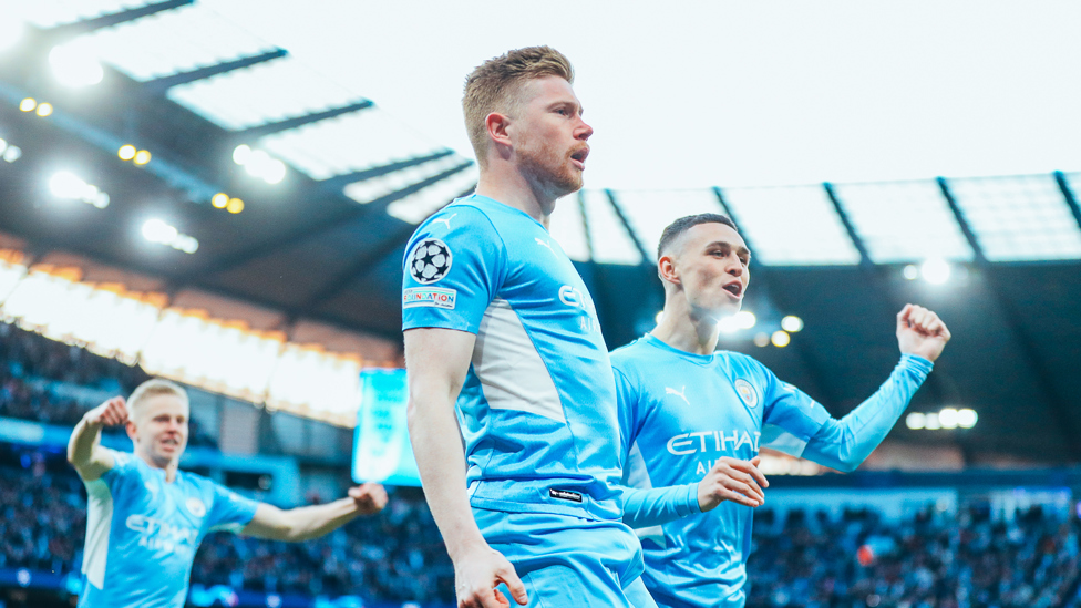 KEVIN. DE. BRUYNE : This man was born for days like this. 