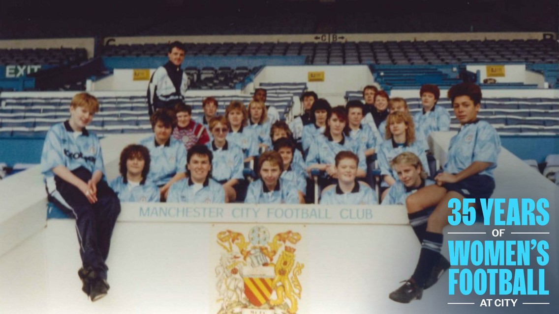 35 years of Women’s football at Manchester City