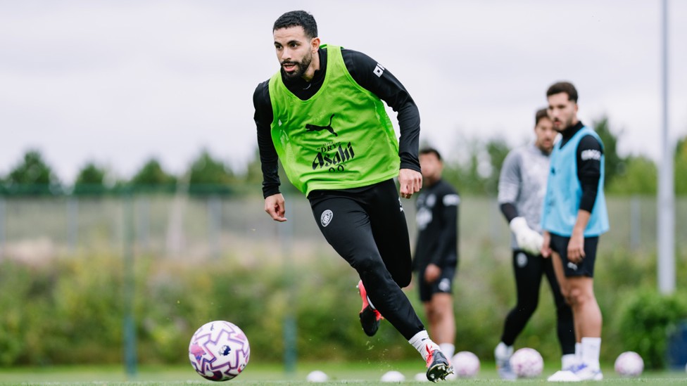 PUSHING ON : Rayan Ait-Nouri sprints into space