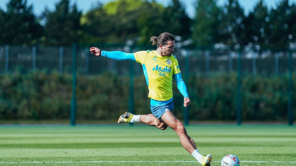 Jack attack: Shooting practice for Jack Grealish