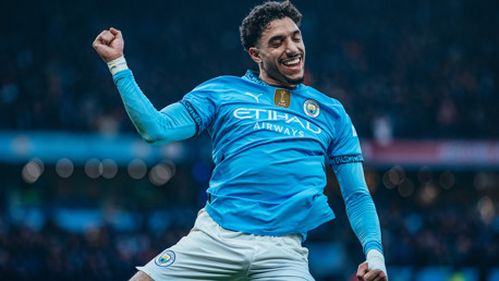 FIST PUMP: Marmoush celebrates.
