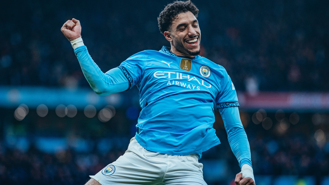 FIST PUMP: Marmoush celebrates.