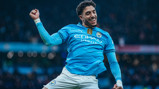 FIST PUMP: Marmoush celebrates.