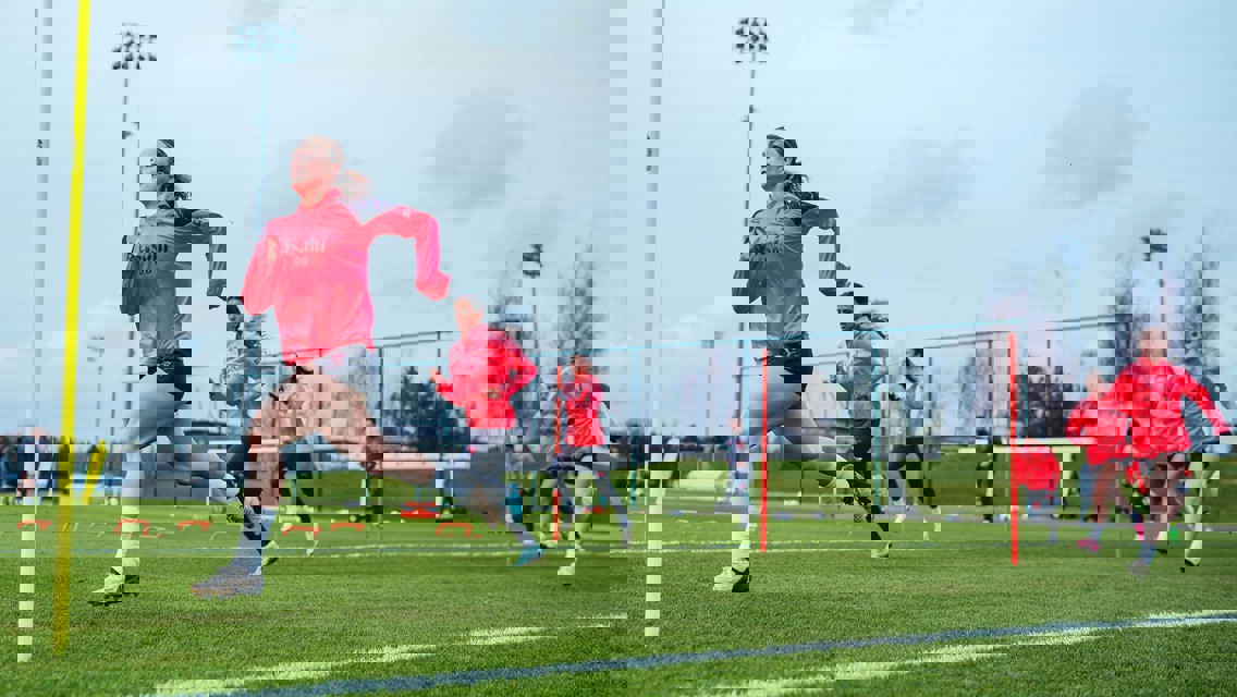 Training: City step up ahead of the Manchester derby