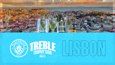 Treble Trophy Tour heads to Lisbon