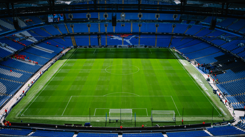 HOME : The Etihad looking as beautiful as always ahead of Coventry's visit.