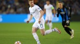 MIDFIELD MAESTRO: De Bruyne gets City forward early on.